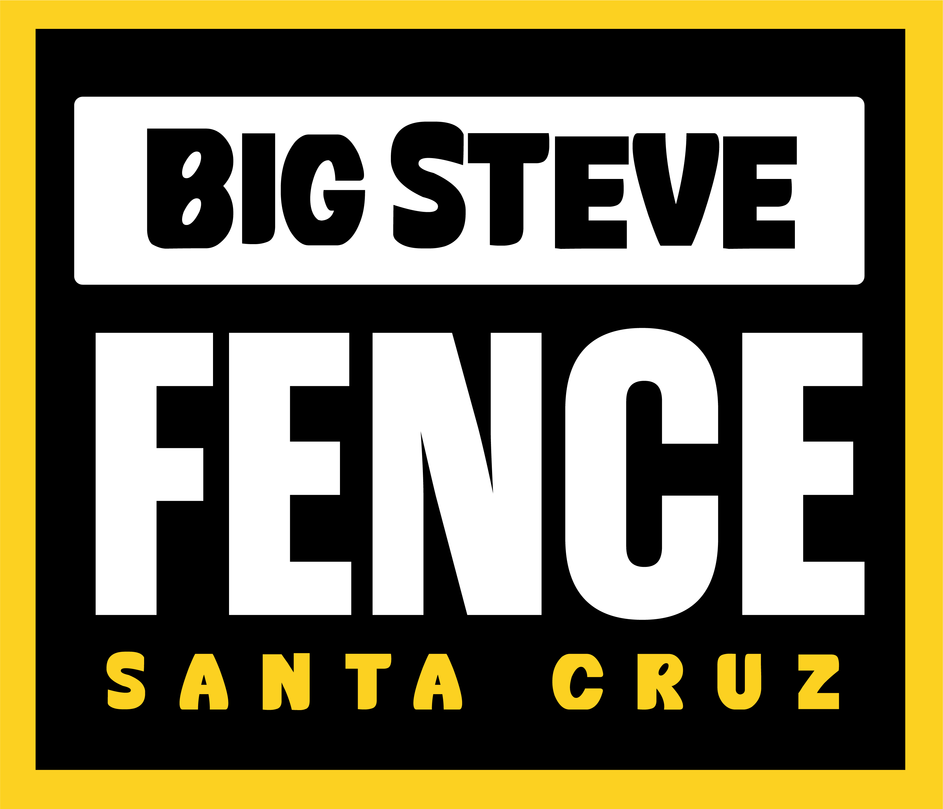 Big Steve Fence Logo